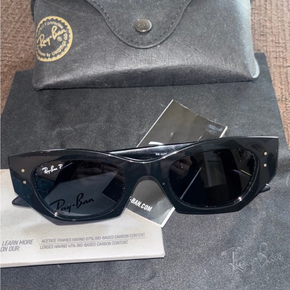 Ray-Ban Zena Black Sunglasses - Picture 2 of 5